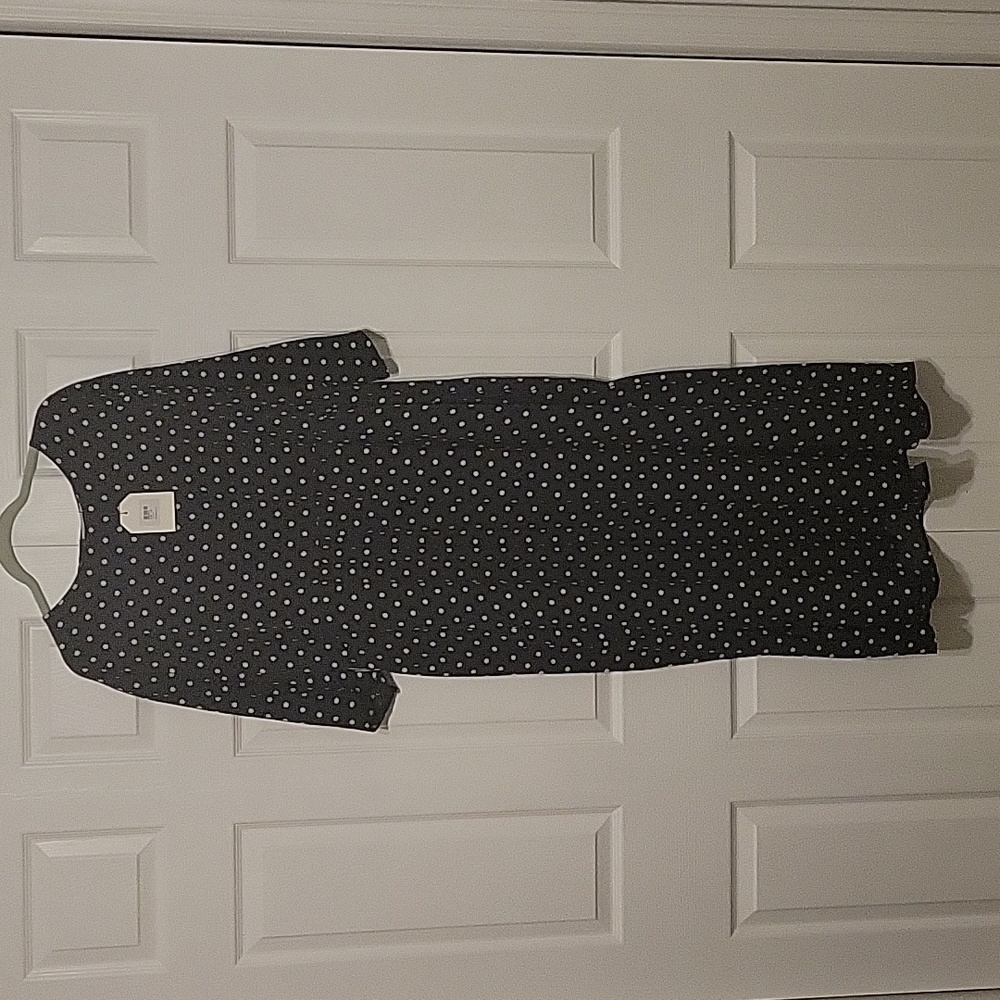 NWT Cellabie 2X pocket dot maxi dress